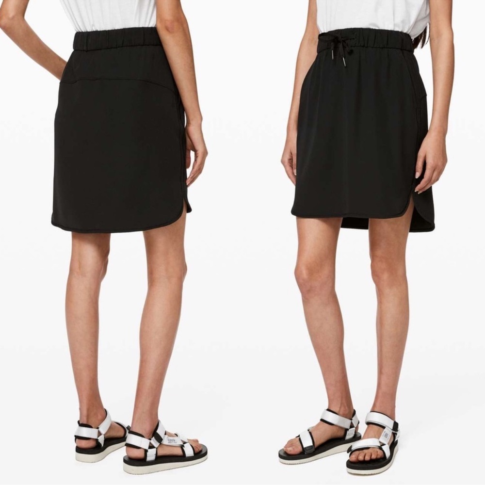 Lululemon On The Fly Skirt Black Size 4